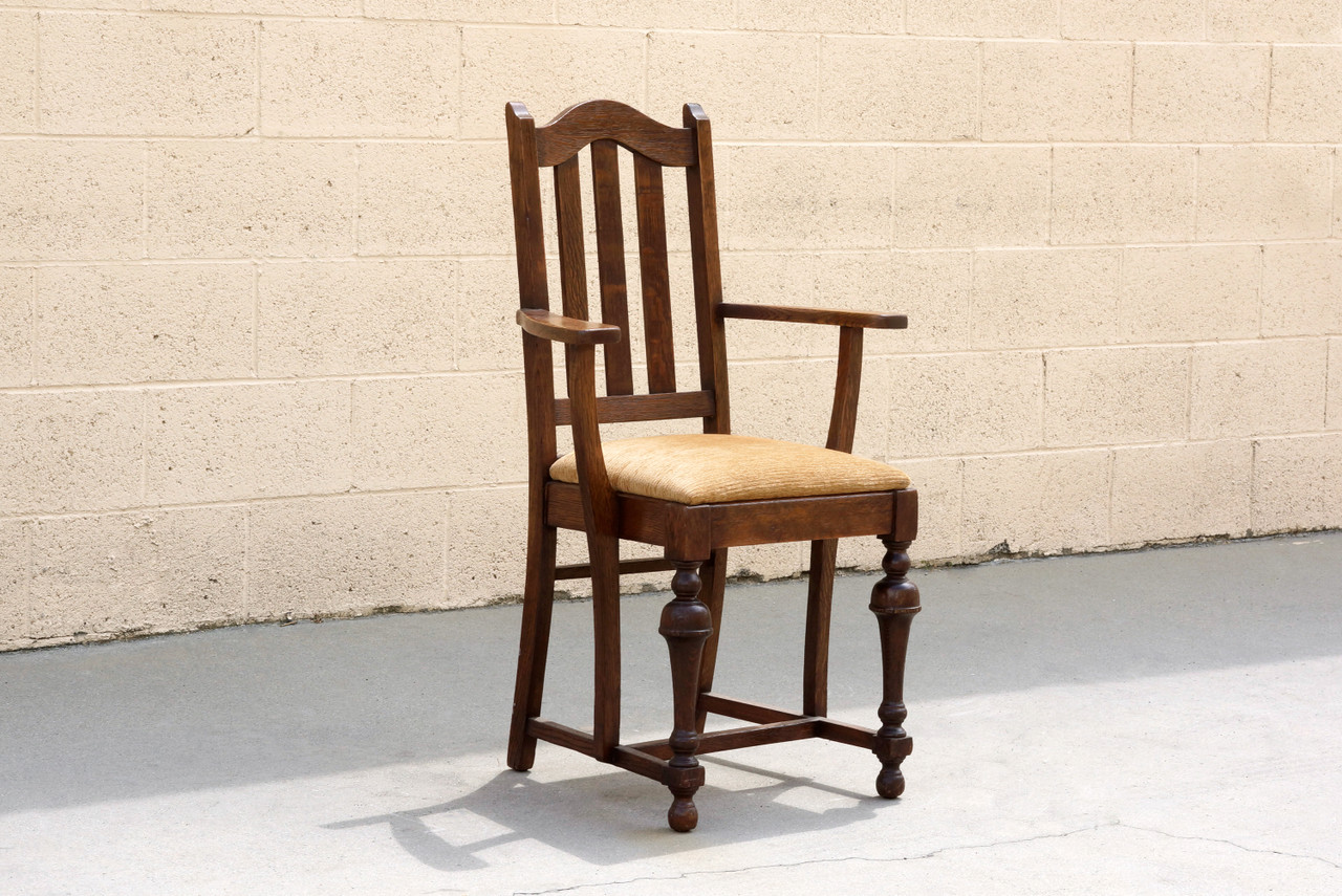 Antique Mission Style Armchair Refinished