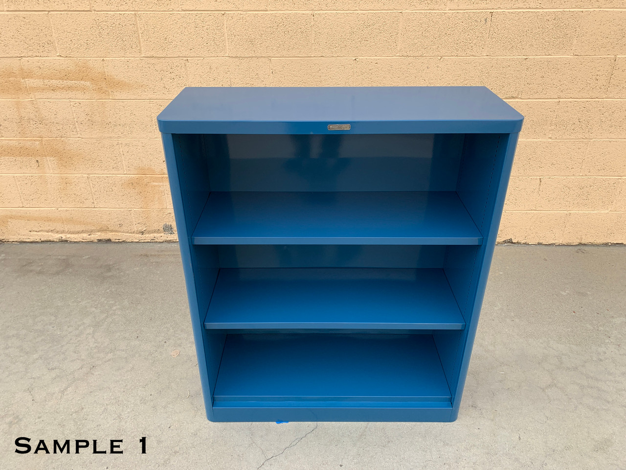 1960s McDowell Craig Tanker Bookcase, Custom Colors Refinished to
