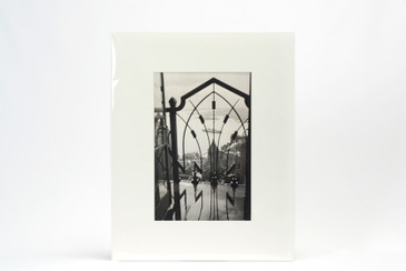 SOLD - Vintage Photograph of New York Cityscape, Mounted in Window Mat
