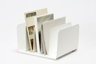 SOLD - 1960s Desktop File Holder Refinished in Gloss White