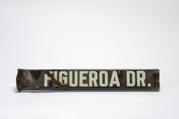 SOLD - Antique Los Angeles Street Sign, Figueroa Dr.