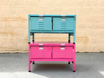 Custom 2 X 1 Locker Basket "Side Table" Unit, Sold Separately,