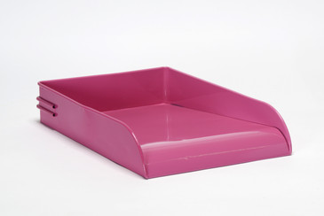 SOLD - 1930s Deco Letter Tray, Refinished in Pink