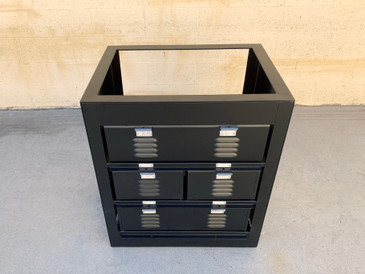 Custom Made 2 x 3 Vanity Locker Basket Unit, Designed for a Sink