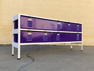 Custom 5 x 2 Locker Basket Unit with Specialty Triple Wide Baskets