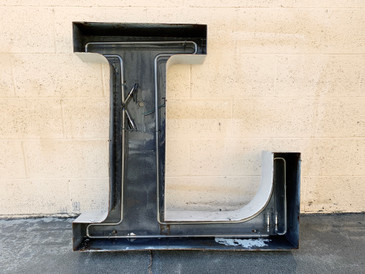 Jumbo Mid Century Channel Letter L