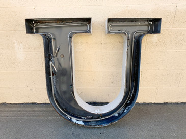 Jumbo Mid Century Channel Letter U