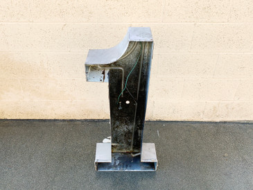 Jumbo Mid Century Channel Number 1 Sign