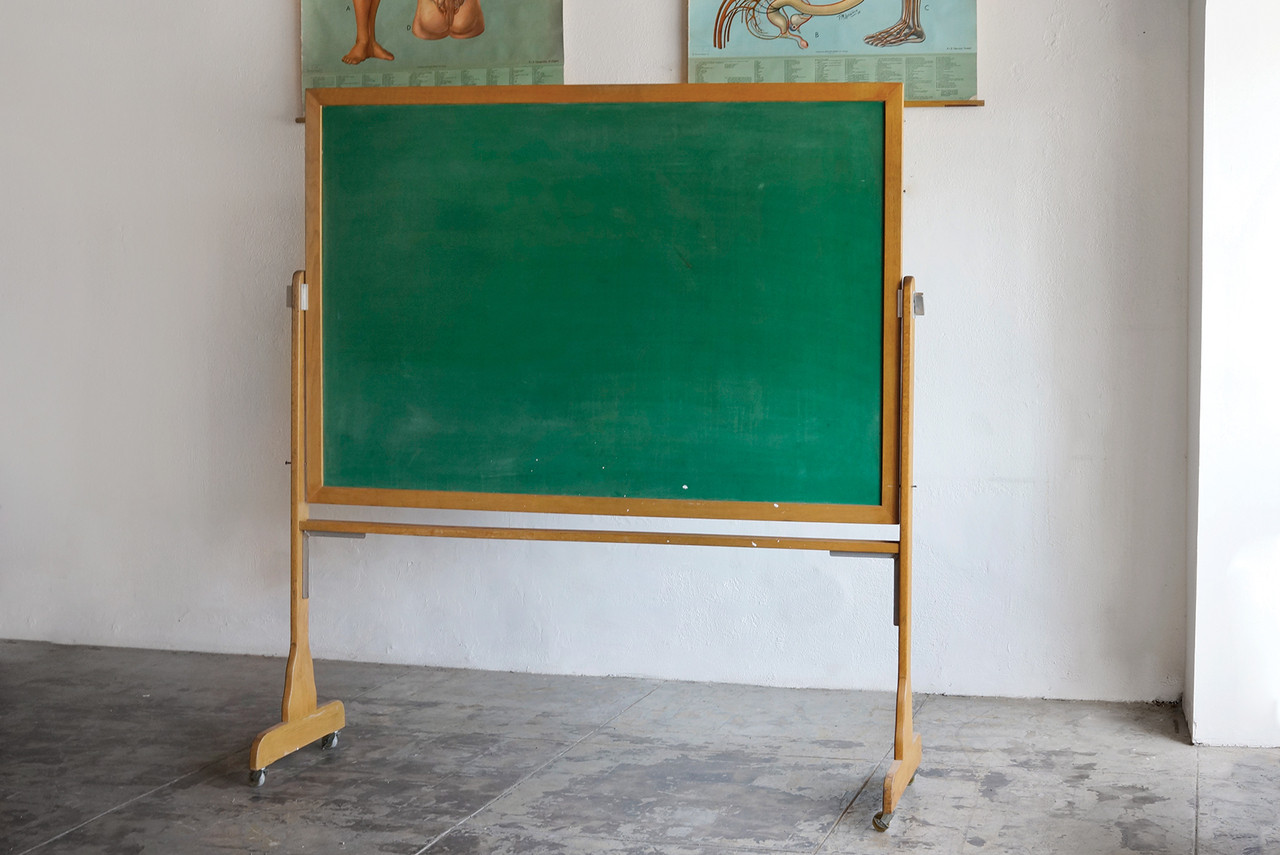 SOLD Large Vintage Schoolhouse Chalkboard Rehab Vintage Interiors