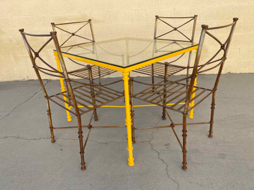 SOLD - Rare Vintage Patio Furniture Set