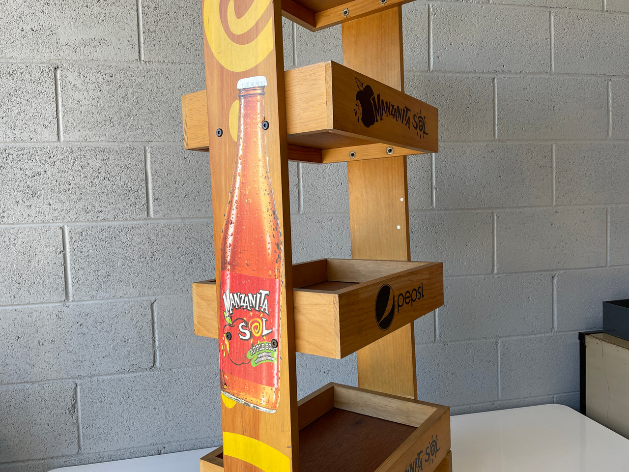 FourTier Pepsi Display Shelf Rehab Vintage Interiors