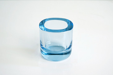 SOLD - Holmegaard Glass Vase, 1950s Danish Vintage