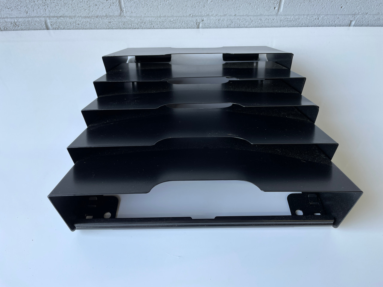 Sold Hanging 5 slot Paper File or Mail holder Rehab Vintage Interiors