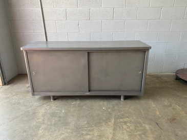 SOLD - McDowell & Craig Natural Steel Credenza