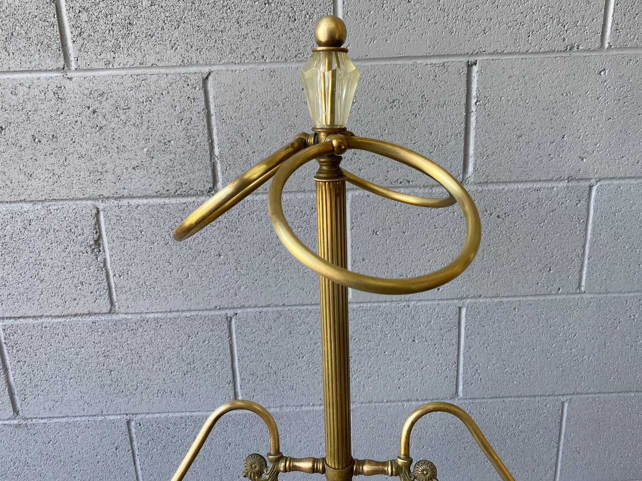 1940s Brass Valet Stand Rehab Vintage Interiors