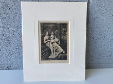 The Mirror - 1800s Print