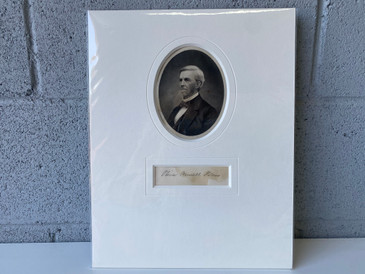 Antique Portrait of Oliver Wendelle Homes - 1800s print