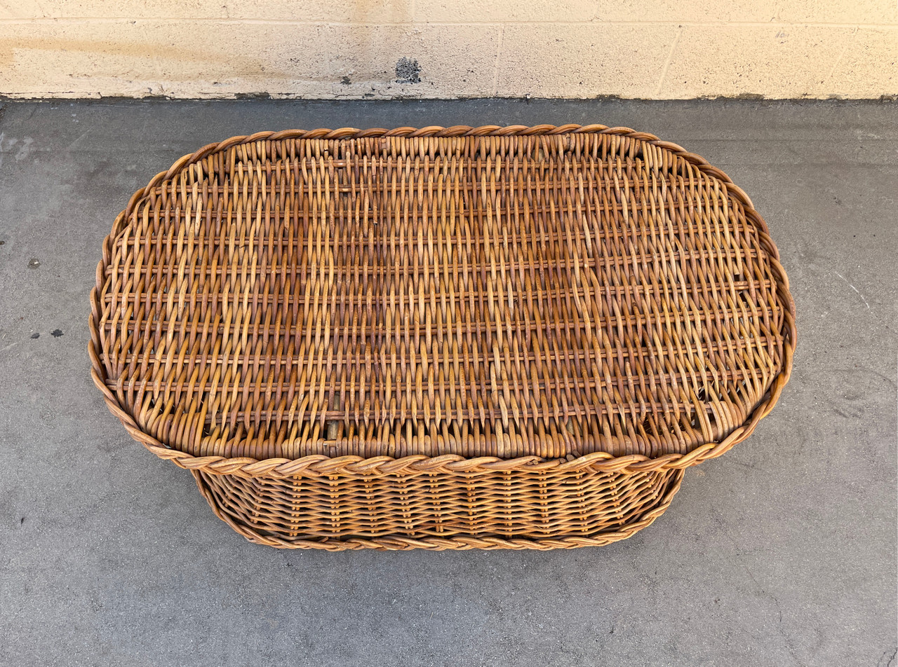1960s Bar Harbor Wicker Patio Set, 4 Pieces Rehab Vintage Interiors