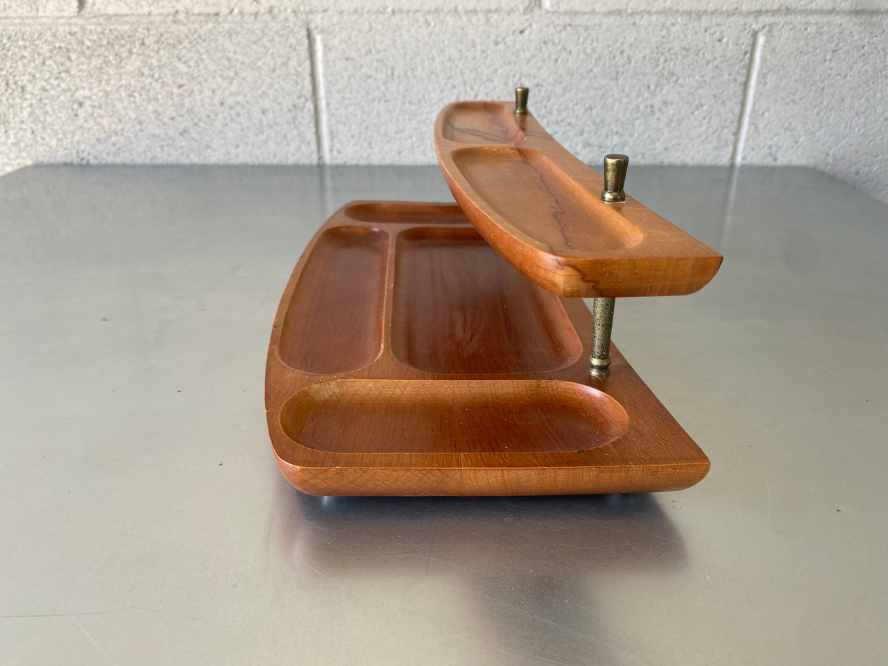 SOLD MidCentury Modern Wooden Valet Tray, Jewelry Tray, CatchAll