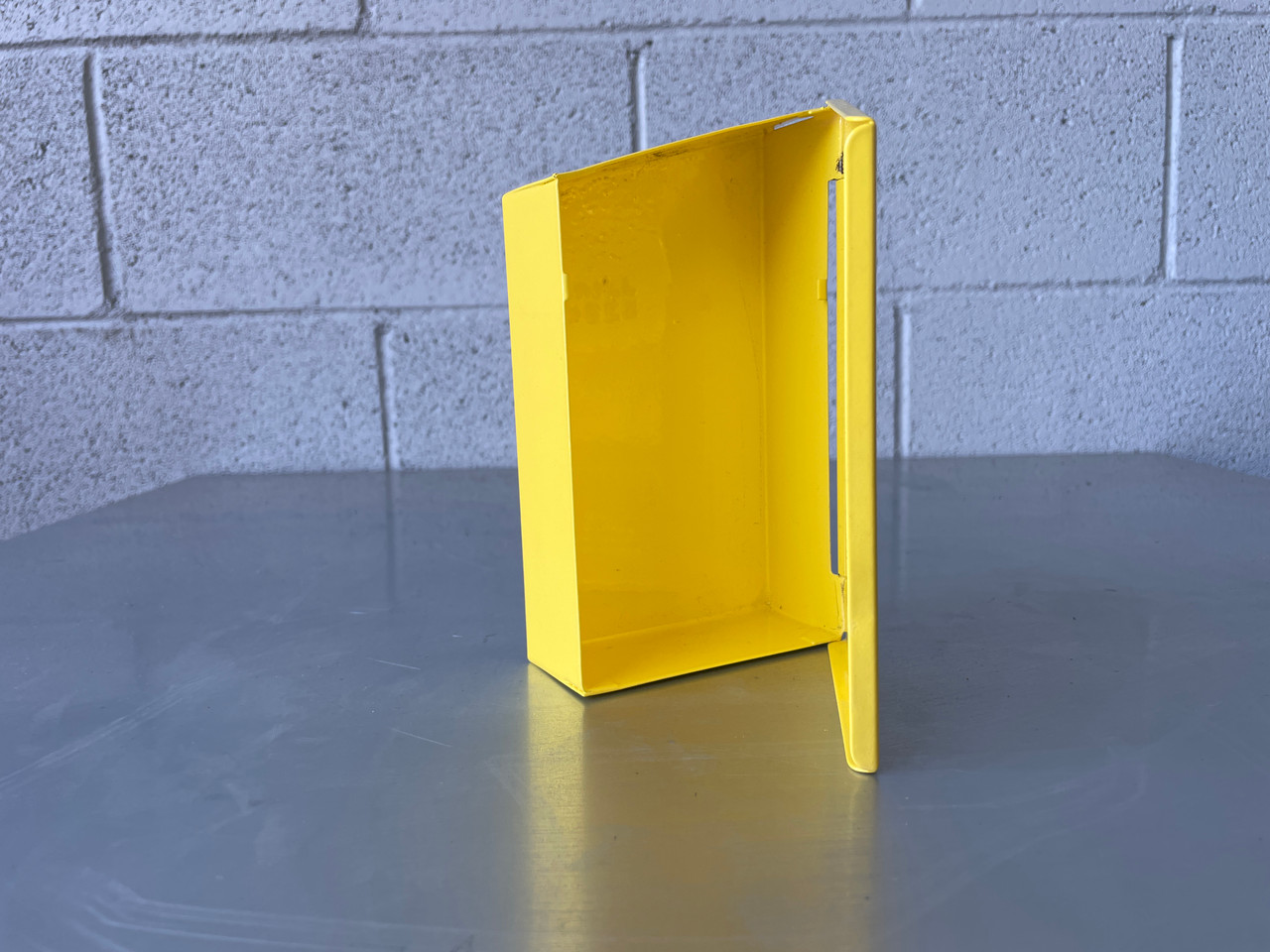 SOLD Mid Century Drill Bit case, Refinished in Yellow Rehab Vintage