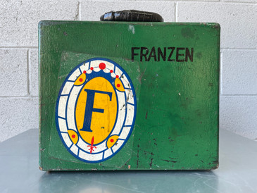 SOLD - Mid Century Franzen Briefcase in Green