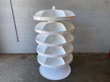 SOLD - Vintage Rotobin Revolving Storage 