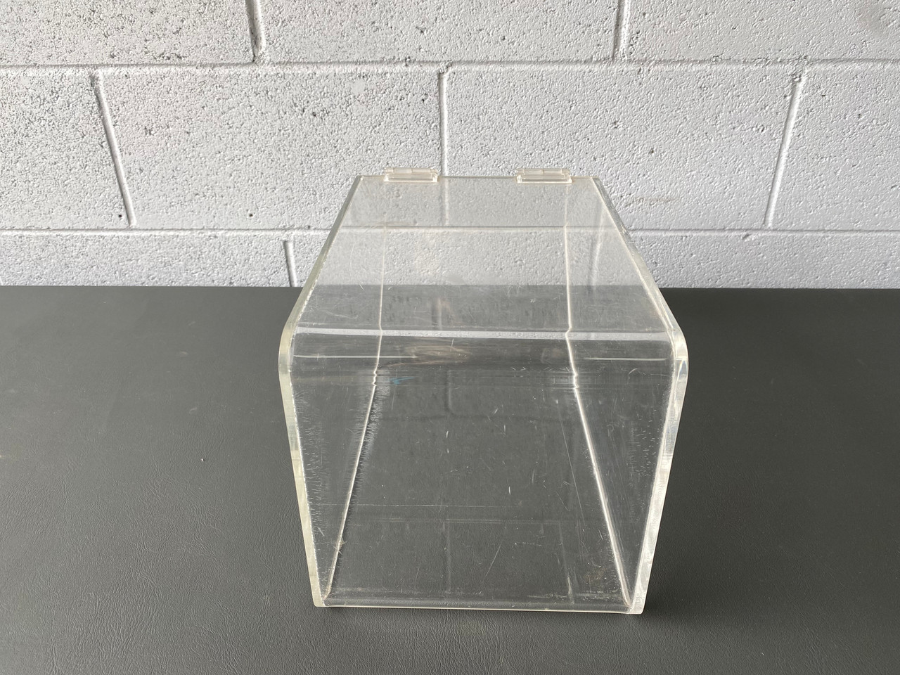 Acrylic Display / Storage Bin w/ Lift open top Rehab Vintage Interiors