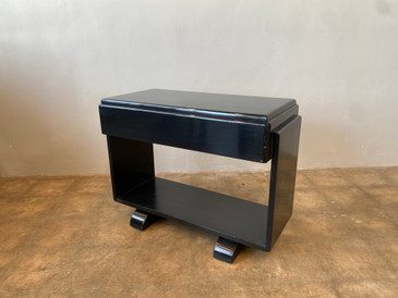 SOLD - Art Deco Side Table / Nightstand with Drawer