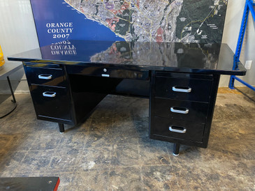 SOLD - 1960s McDowell & Craig Oversized Tanker Desk