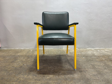 1970s Steelcase Armchair refinished in Green Bay Packers colors