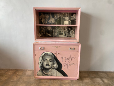 Marilyn Monroe Themed Cabinet & Bookshelf