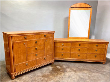 Hickory White Genesis Collection Bedroom Set, 2 Pieces