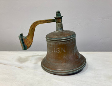 Antique Collectable USN Brass Bell