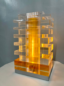 Rare 1960's Newlamp "Light Sculpture" Table Lamp