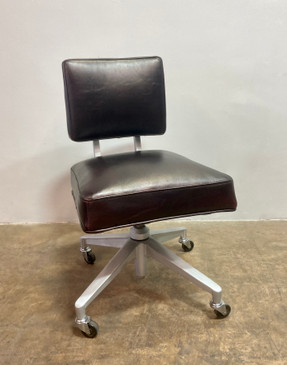Refurbished Mid-Century Bassick Armless Steno Chair