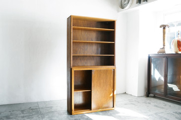 SOLD - Vintage Modern Oak Cabinet