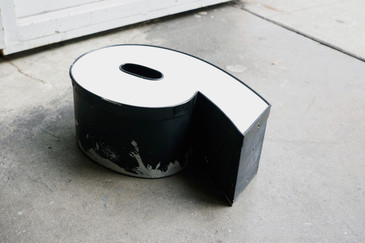 SOLD - Vintage Channel Number "9" in Black and White