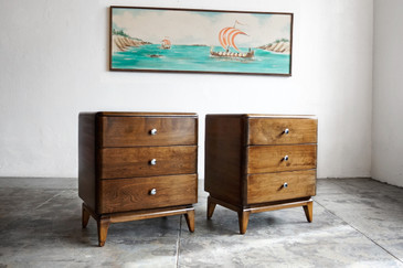 SOLD - Pair of Heywood-Wakefield Night Tables