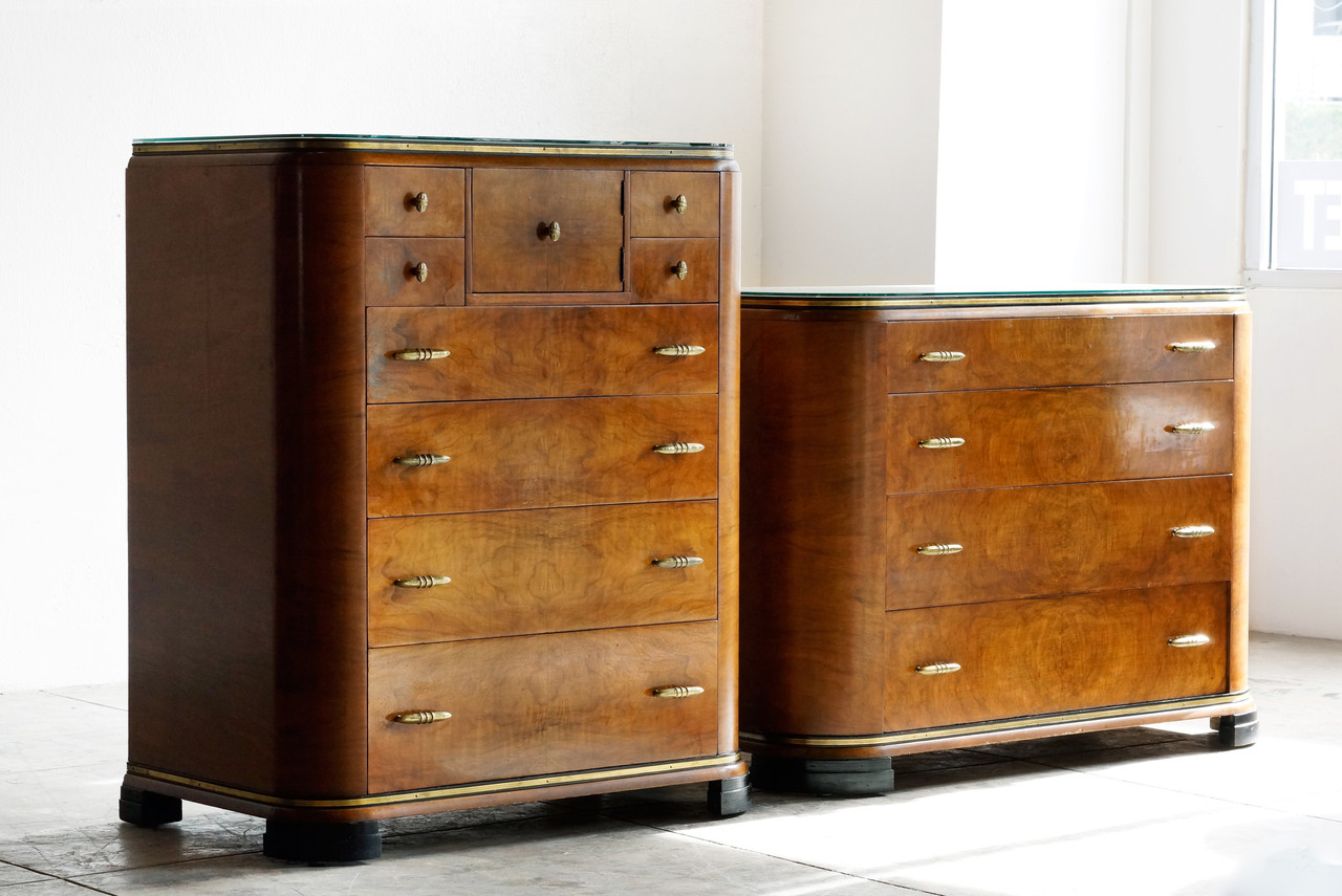 Sold Art Deco Dresser Set By Rockford 1930s Rehab Vintage