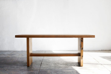 SOLD - Reclaimed Antique Oak Coffee Table/ Bench