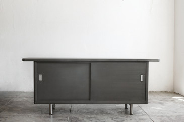 1960s Steel Open Credenza, Custom Refinished to Order, Call for Availability