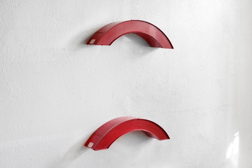 SOLD - Red Arched Rainbow Neon Channel Symbol