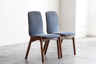 SOLD - Pair of Mid Century Dining Chairs by Foster McDavid