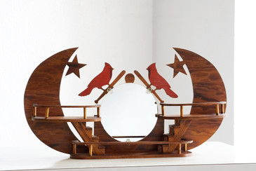 SOLD - St. Louis Cardinals Folk Art Wall Hanging