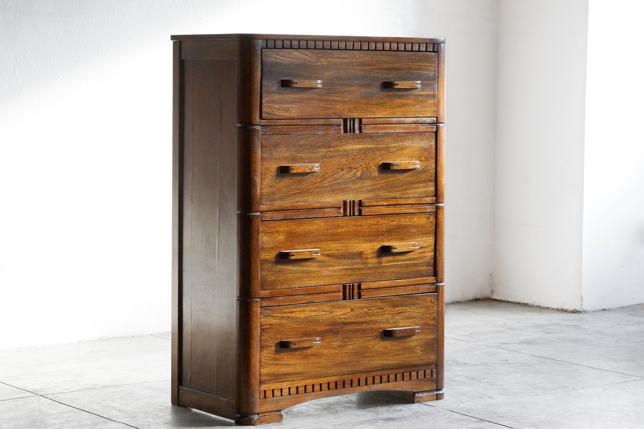 SOLD Art Deco Tallboy Dresser by Owosso Rehab Vintage Interiors
