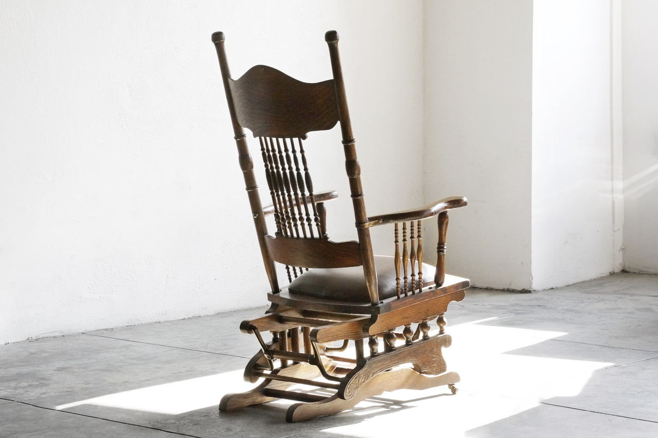 Antique victorian glider hot sale rocker