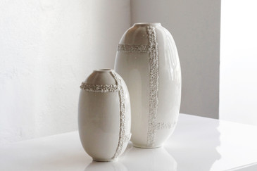 SOLD - Pair of Jonathan Adler Ceramic Vases