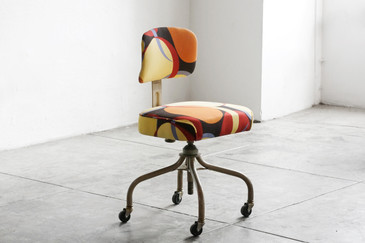 SOLD - 1960s SteelCase Task Office Chair, Reupholstered