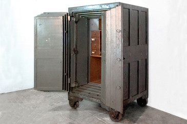 SOLD - Massive Antique Floor  Safe, C. 1875