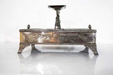 SOLD - Southington Co. Silver Humidor, circa 1900